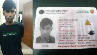 মোটরসাইকেলের লাইসেন্সে বাস চালাতেন সেই চালক!