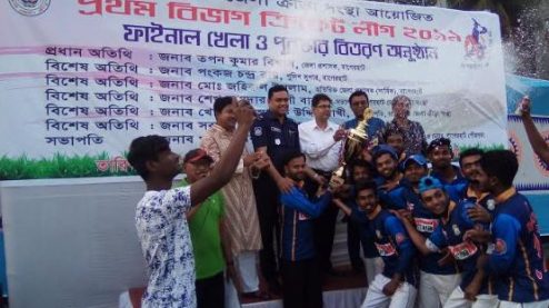 বাগেরহাটে প্রথম বিভাগ ক্রিকেট লীগে উন্মোচন ক্লাব চ্যাম্পিয়ন