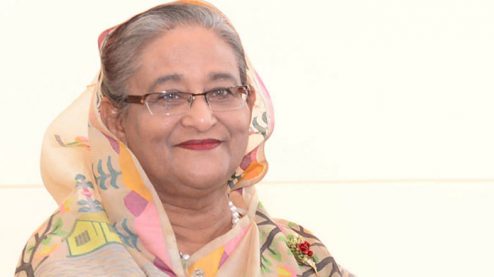 আলোচনা সভায় যোগ দিয়েছেন শেখ হাসিনা