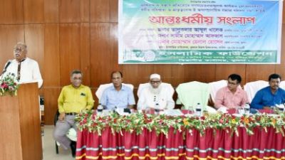 সকল ধর্মের মানুষের শান্তিপূর্ণ  সহাবস্থানের মাধ্যমে উন্নত ও সমৃদ্ধ বাংলাদেশ গড়ে তুলতে হবে-তালুকদার আব্দুল খালেক