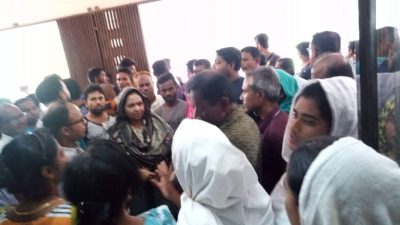 বিএনএসবি চক্ষু হাসপাতালের প্রশাসনিক কর্মকর্তা মাহমুদুলকে যোগদানে দিনভর উত্তেজনা