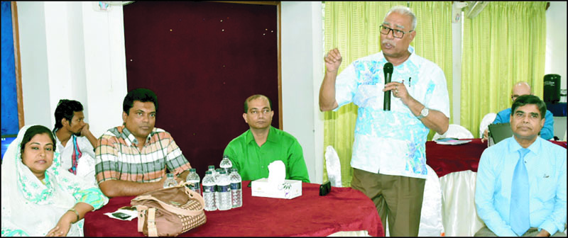 সিএসএস আভা সেন্টারে এসএনভি নেদারল্যান্ডস অর্গানাইজেশন আয়োজিত গোলটেবিল বৈঠকে সিটি মেয়র