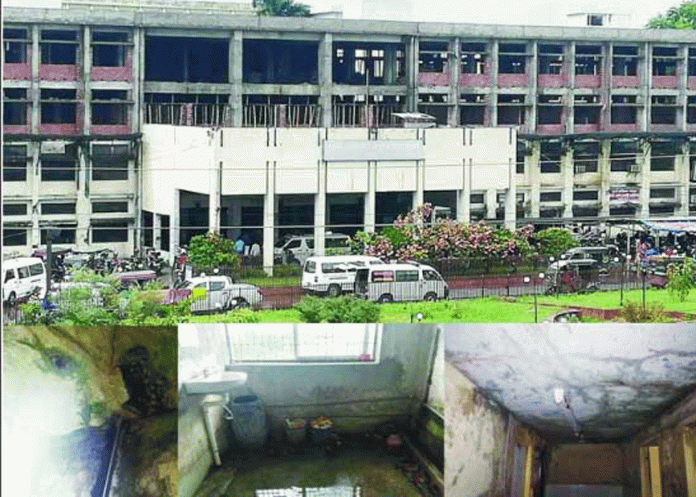 খুমেক হাসপাতালে অবকাঠামোগত দুরবস্থা