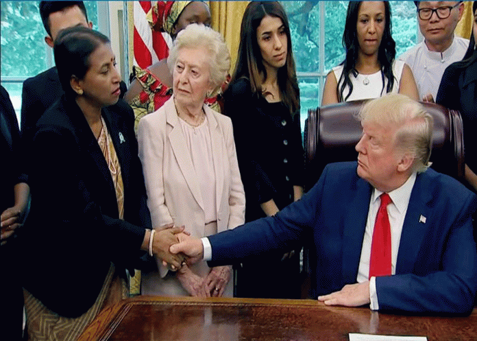 মার্কিন প্রেসিডেন্ট ট্রাম্পের কাছে  প্রিয়া সাহার অভিযোগ