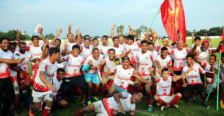 বসুন্ধরার ফুটবলারদের চ্যাম্পিয়ন হওয়ার পুরস্কার ইউরোপ সফর