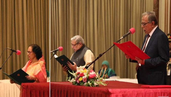 মন্ত্রী-প্রতিমন্ত্রী হিসেবে শপথ নিলেন ইমরান-ইন্দিরা