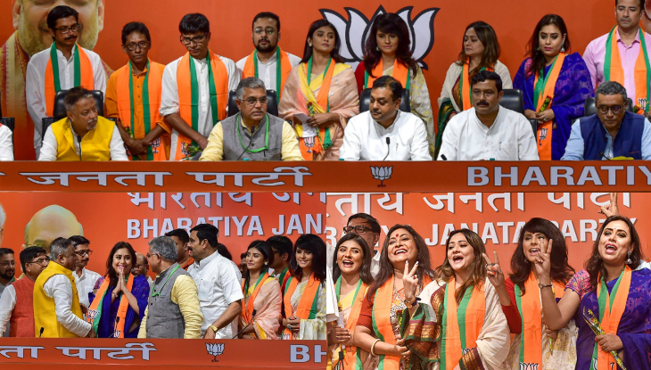 বিজেপিতে যোগ দিল টলিউডের একঝাঁক তারকা