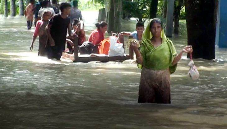 যমুনার পানি বিপদসীমার ১৬৫ সেন্টিমিটার উপরে