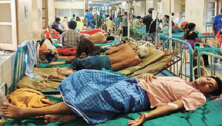 ডেঙ্গুতে আক্রান্ত হয়ে হাসপাতালে ২৯২১ জন