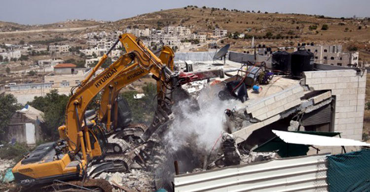 জেরুজালেমে ফিলিস্তিনিদের বাড়িঘর গুঁড়িয়ে দিচ্ছে ইসরায়েল