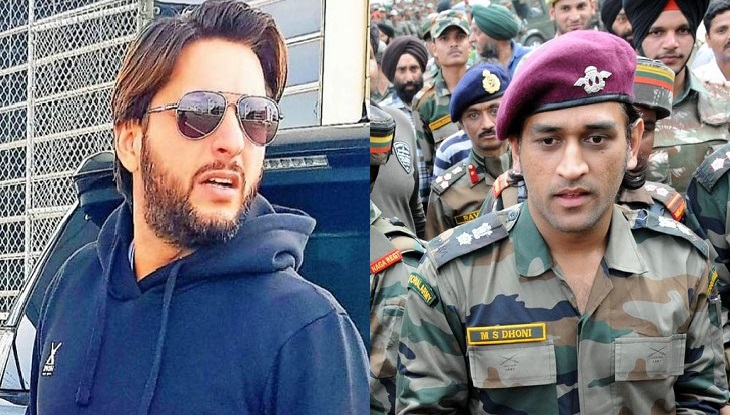 ধোনির বিরুদ্ধে কাশ্মীরিদের অস্ত্র ‘আফ্রিদি