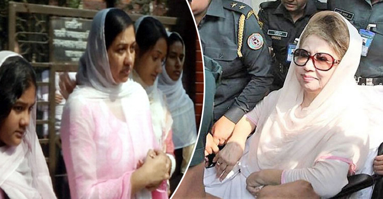 খালেদার সঙ্গে দেখা করতে বিএসএমএমইউতে পরিবারের ছয় সদস্য