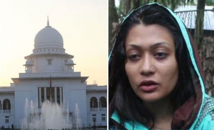 হাইকোর্টের আরেক বেঞ্চে মিন্নির জামিন আবেদন