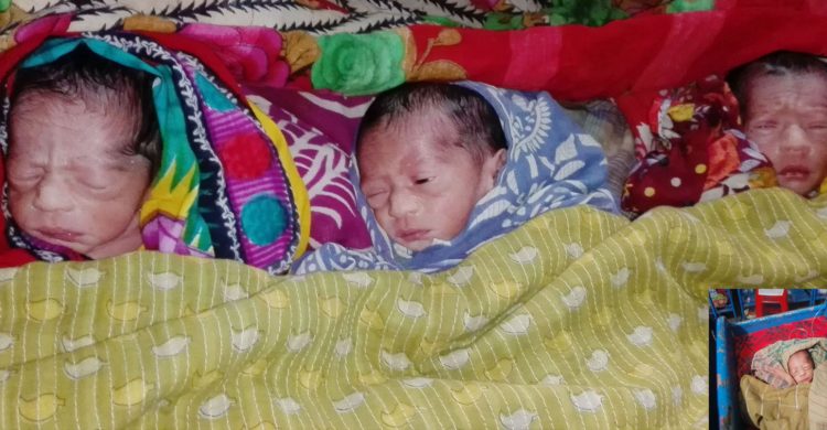 বসুন্দিয়া এক সাথে চার পূত্র সন্তান জন্ম : প্রথমটির মৃত্যু