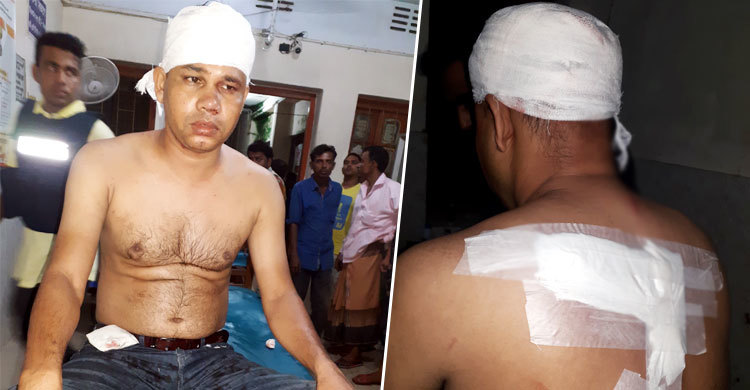 ওসি-এসআইকে কুপিয়ে রক্তাক্ত করলেন ছাত্রলীগ নেতা