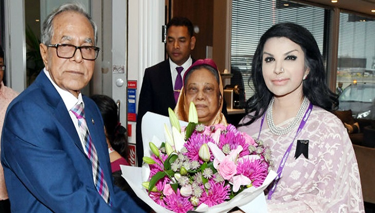 লন্ডনে রাষ্ট্রপতি