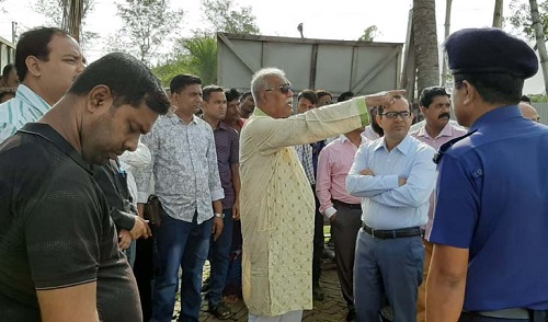 মোংলার রেল লাইন নির্মান এলাকা পরিদর্শন করেছে তদন্ত টিম