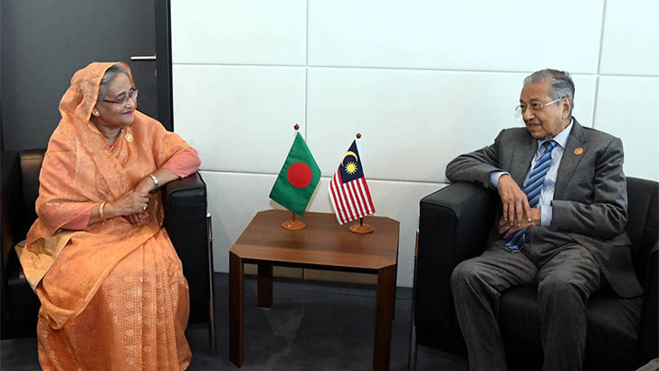 শেখ হাসিনা ও মাহাথিরের বৈঠক