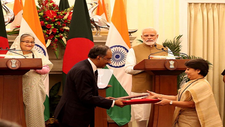 যেসব চুক্তি করল ভারত-বাংলাদেশ