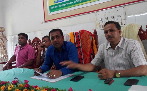 ঝিনাইদহের ঔষুধ তত্বাবধায়কের সঙ্গে কোটচাঁদপুর ড্রাগিস্ট এন্ড কেমিস্ট সমিতির মতবিনিময় সভা