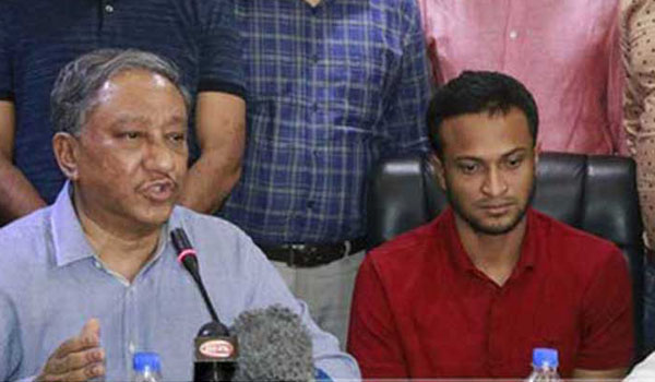 বিসিবির শাস্তির মুখে সাকিব