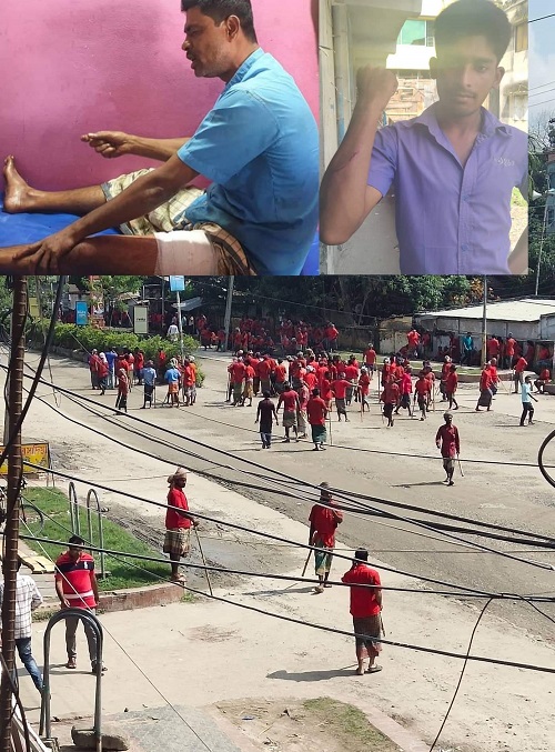 বেনাপোল বন্দরে সন্ত্রাসী হামলায় ৮ শ্রমিক আহত