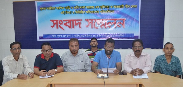 মিথ্যা ও ভিত্তিহীন অভিযোগ দাবি করে পাল্টা সংবাদ সম্মেলন করেন তকদির হোসেন বাবু