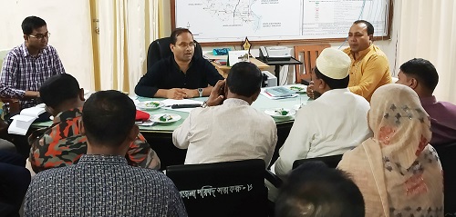 ঘূর্ণিঝড়‘বুলবুল’মোকাবেলায়  মোড়েলগঞ্জে জরুরি সভা