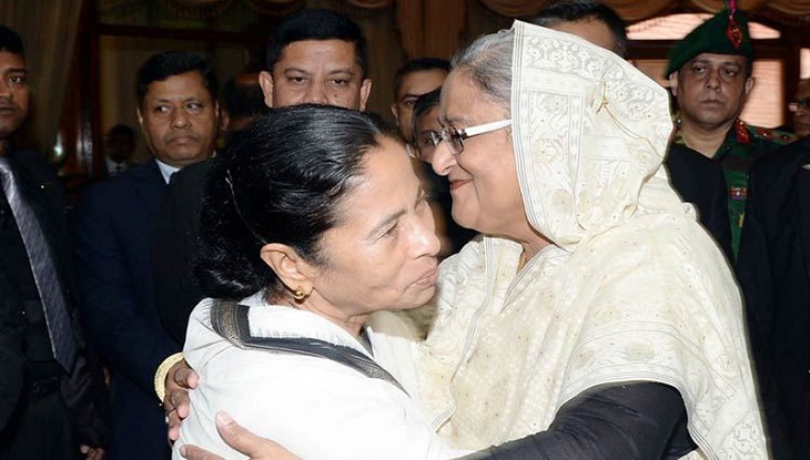 সন্ধ্যায় বৈঠকে বসছেন শেখ হাসিনা-মমতা