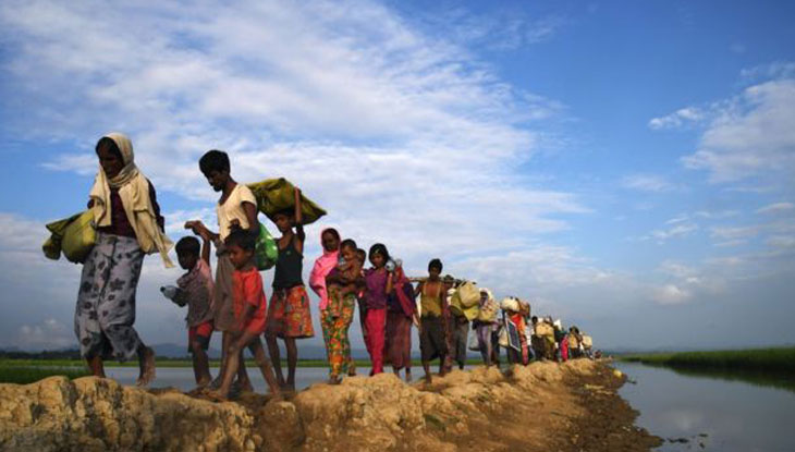 রাখাইনে ক্যাম্প থেকে পালানোর পথে ২২ রোহিঙ্গা আটক