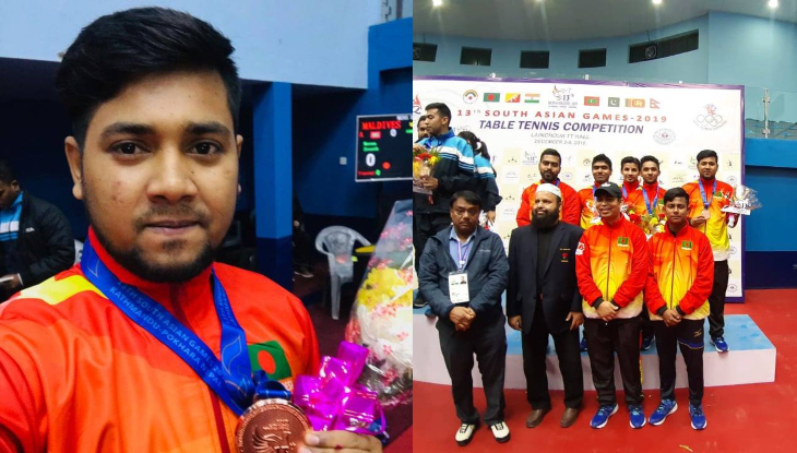 এসএ গেমসে সোনারগাঁও বিশ্ববিদ্যালয়ের ছাত্রের কীর্তি