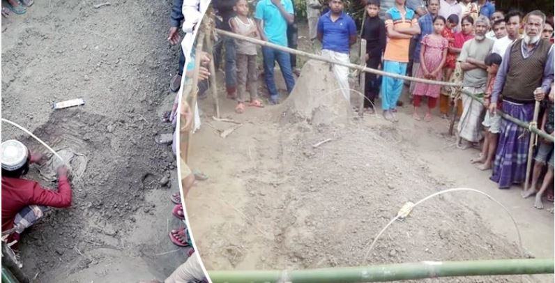 মাটি খুঁড়তেই বেড়িয়ে এল ৬০ বছর আগের অক্ষত মরদেহ