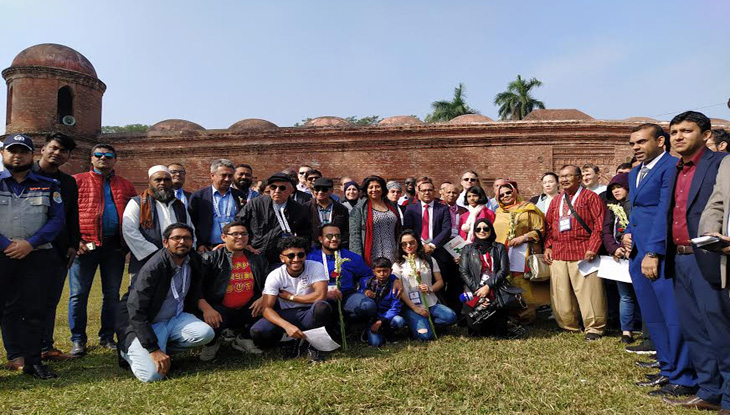 ষাটগম্বুজে ২২ দেশের ৪২ প্রতিনিধি