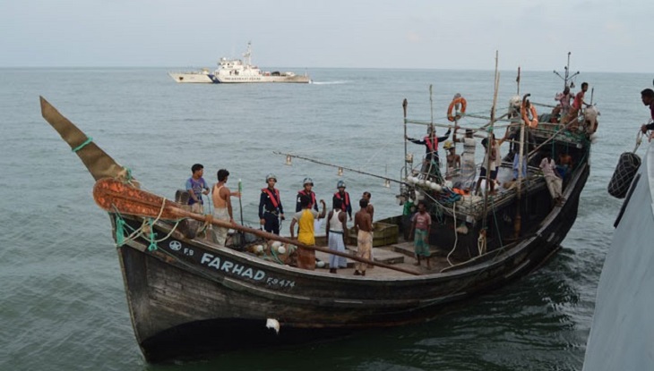 বাংলাদেশের ১৭ জেলেকে আটক করেছে মিয়ানমার