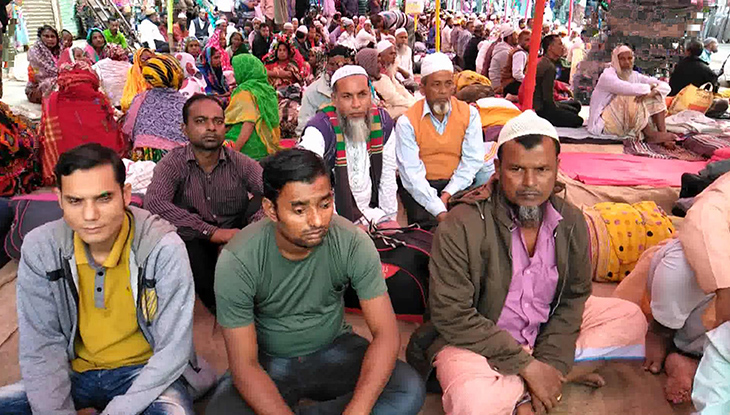 আমরণ অনশনে খুলনার পাটকল শ্রমিকরা