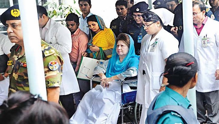 স্বজনদের দেখা পাচ্ছেন না খালেদা