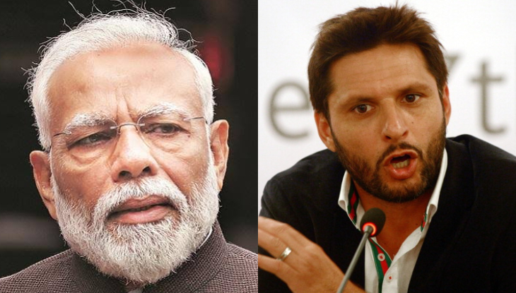 মোদীর কঠোর সমালোচনা করলেন আফ্রিদি