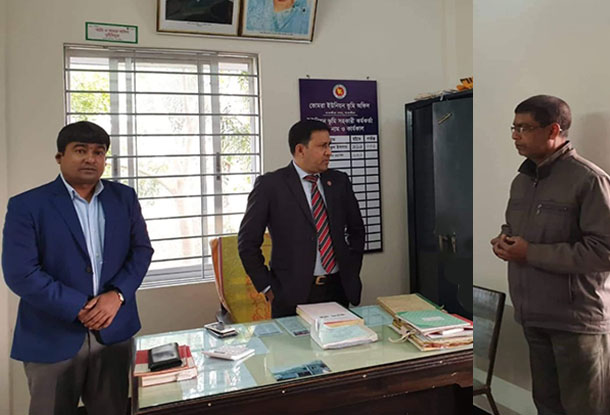 সাতক্ষীরায় ঘুষ গ্রহণের অভিযোগে ইউনিয়ন ভূমি  সহকারী কর্মকর্তা বরখাস্ত