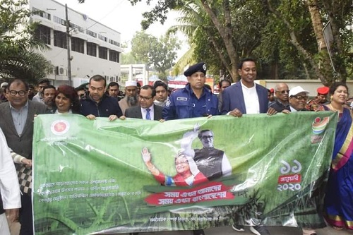 বাগেরহাটে মুজিব বর্ষের উপলক্ষে র‌্যালী ওবঙ্গবন্ধুর উন্নয়ন দর্শন শীর্ষক আলোচনা অনুষ্ঠিত