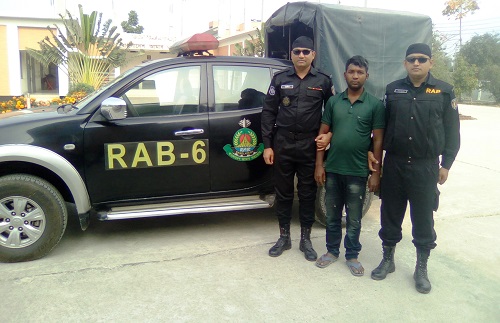 যশোর বাগারপাড়ায় ৭৬০ পিচ ইয়াবাসহ ১ মাদক ব্যবসায়ী আটক