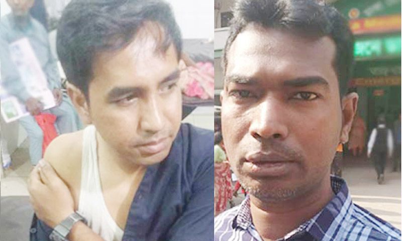 এবার বন্ড ব্যবসায়ীদের হামলার শিকার ২ সাংবাদিক