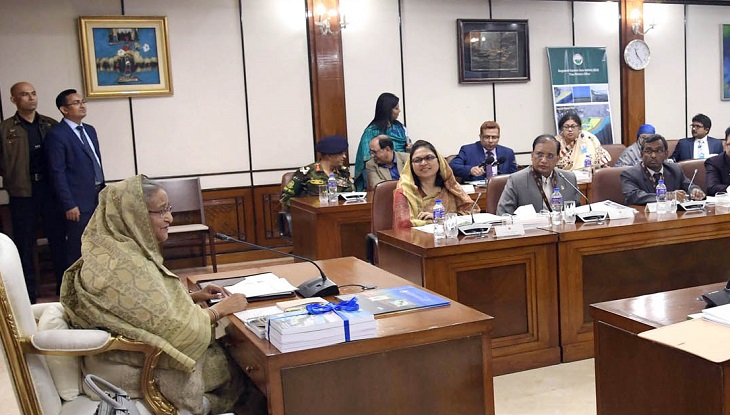 তিন ট্যুরিজম পার্কের মহাপরিকল্পনা দেখলেন প্রধানমন্ত্রী