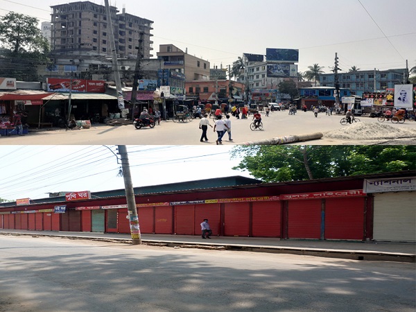 করোনাভাইরাস আতঙ্কে যশোরে কমছে লোকসমাগম, বন্ধ রয়েছে ব্যবসা প্রতিষ্ঠান