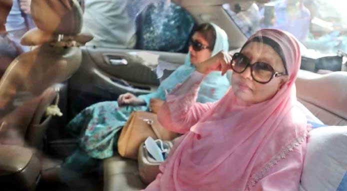 খালেদার বিদেশে সুচিকিৎসায় নিষেধাজ্ঞা প্রত্যাহারের দাবি বিএনপির