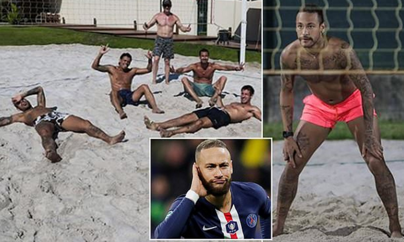 বন্ধুদের নিয়ে সূর্যস্নান, নেইমার বলছেন এটাই নাকি কোয়ারেন্টাইন