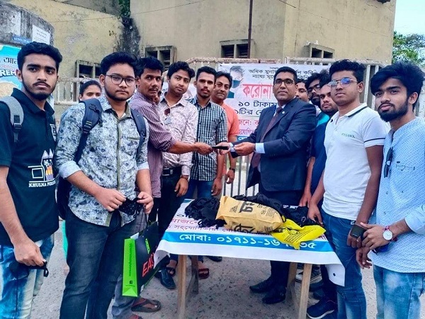 খুলনায় করোনা প্রতিরোধে ব্যতিক্রমি আয়োজন