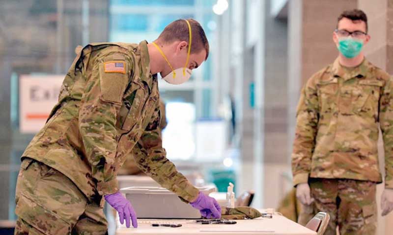 করোনায় মার্কিন সেনার মৃত্যু