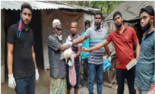 “করোনাভাইরাস প্রতিরোধে কমিউনিটির মধ্যে সচেতনতা বৃদ্ধি ও ত্রান বিতরন কর্মসূচি”