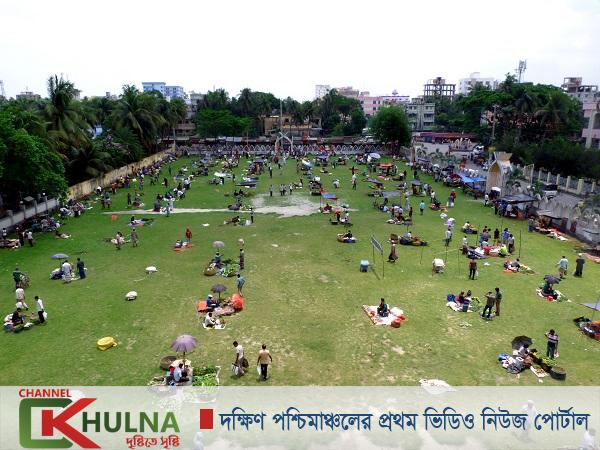 যশোর বড় বাজারের নতুন ঠিকানা ঈদগাহ ময়দান