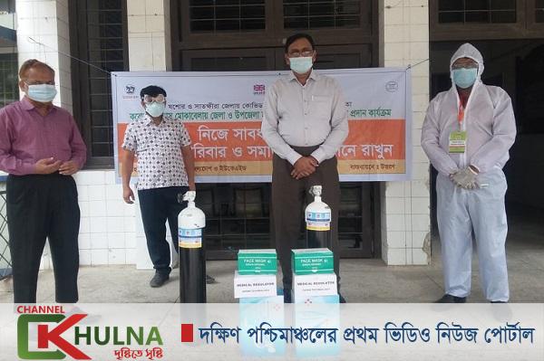 উত্তরণের পক্ষ থেকে যশোরের বিভিন্ন হাসপাতালে চিকিৎসা সামগ্রী প্রদান